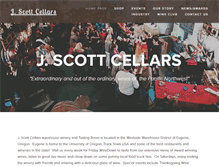 Tablet Screenshot of jscottcellars.com
